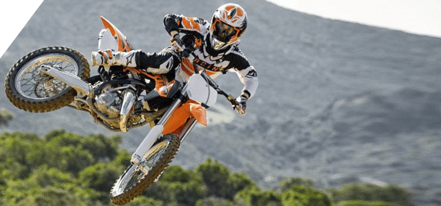 Freestyle motorcycle jumping